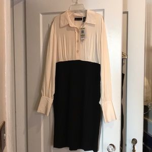 NWT Dress by INC. Side zipper for flattering fit.